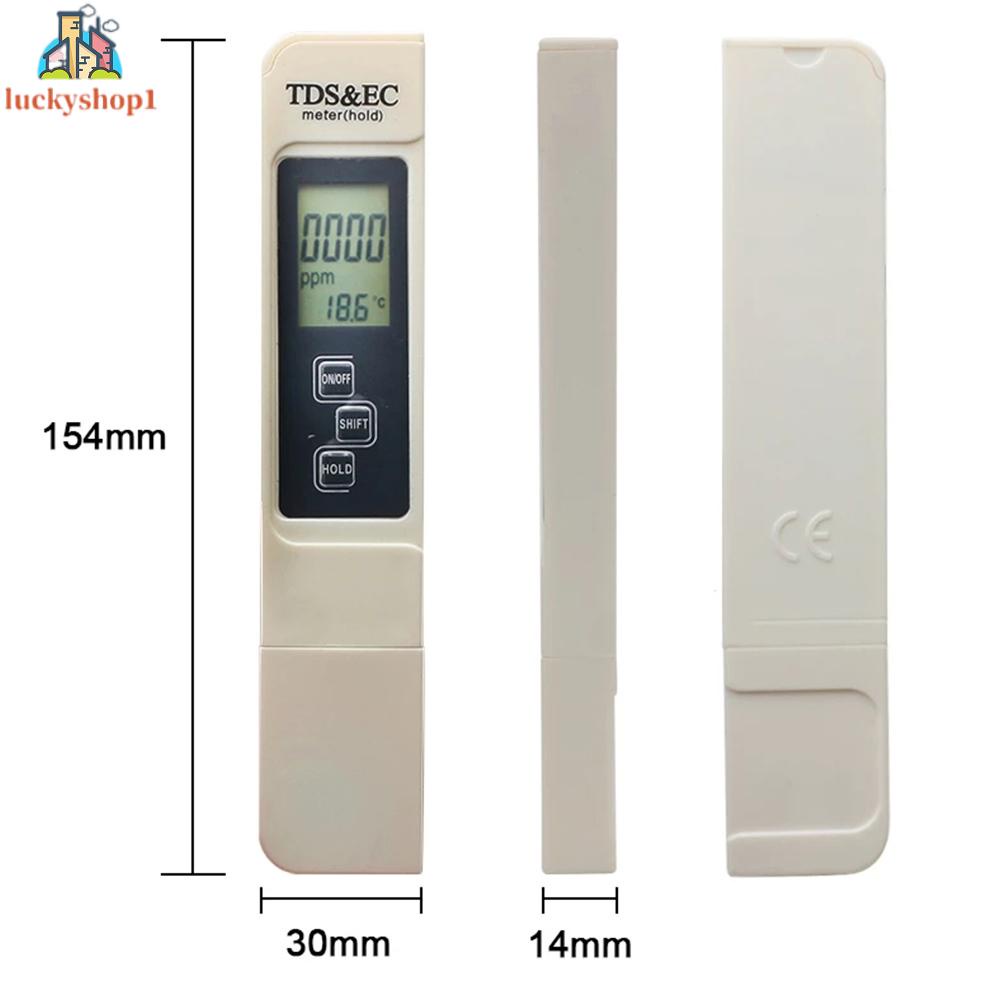❤❤❤(Hot products for family life)Salinity Temp Tester Handheld High Accuracy Tools Water Drinking Water