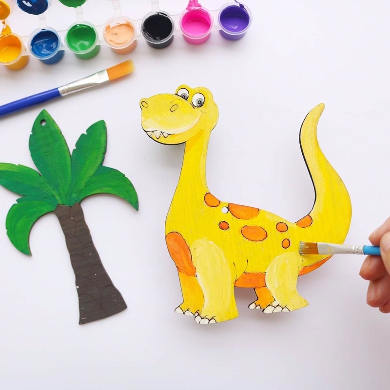 Combo 10 hình tô màu chủ đề Khủng Long cho bé thoả sức sáng tạo 🦕🦖