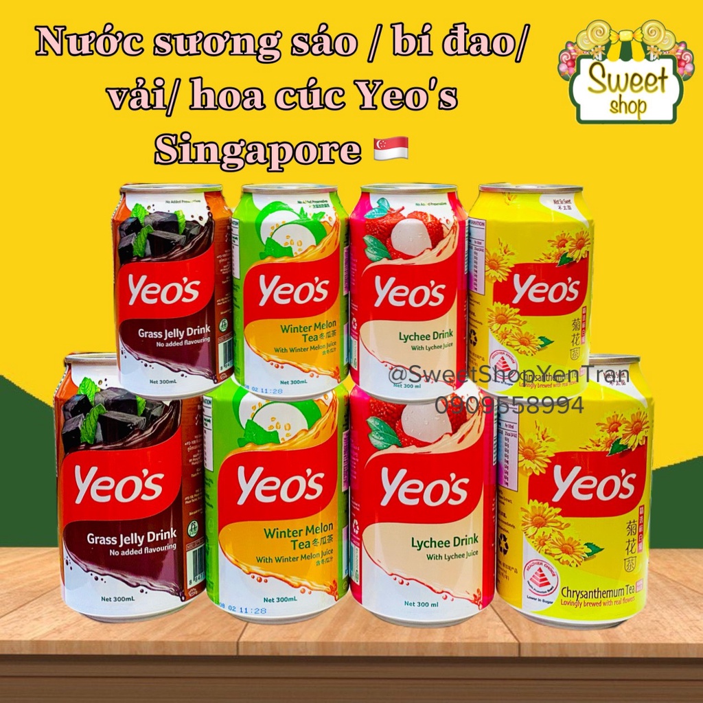 Nước uống giải nhiệt Yeo’s Singapore