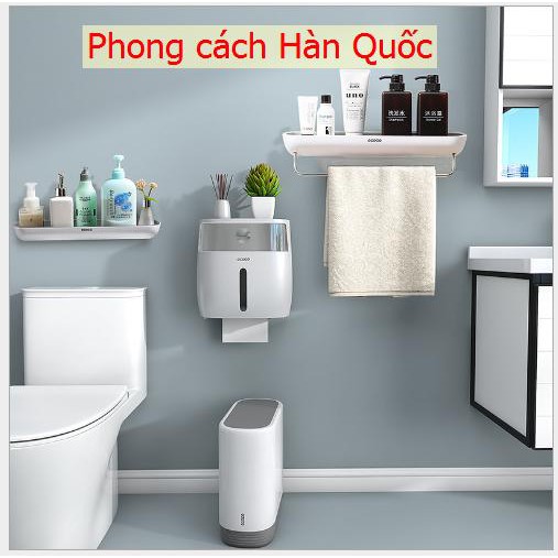 Hộp đựng Giấy Vệ Sinh ECOCO Cao cấp 2 tầng - Đa năng, Sang trọng, Tiện dụng