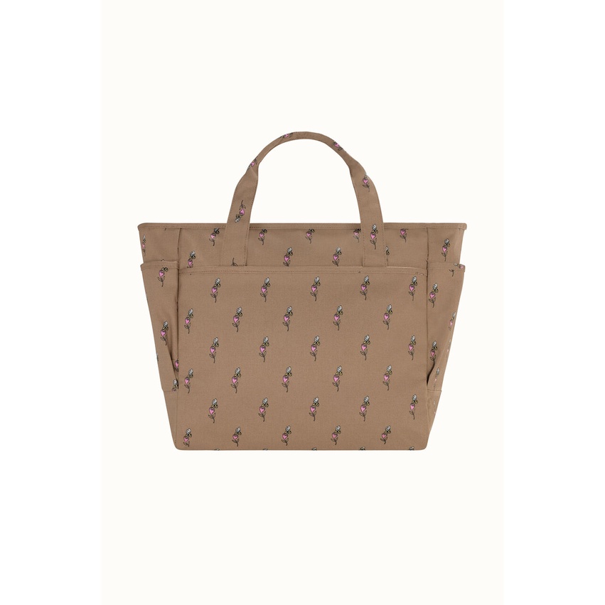 Cath Kidston - Túi đi làm/ du lịch/The Tripper Tote - Bee &amp; Heart - Camel -1041170