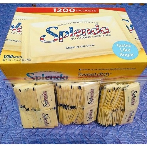 Sét 50 gói đường Splenda Mỹ tách lẻ từ thùng 1.200 gói