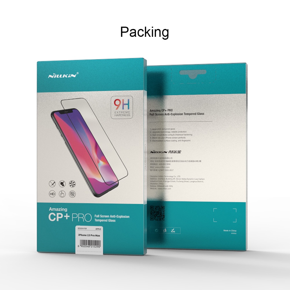 Kính cường lực bảo vệ màn hình Nillkin CP+ Pro chống chói chống vỡ 9H dành cho iPhone 13 Pro Max