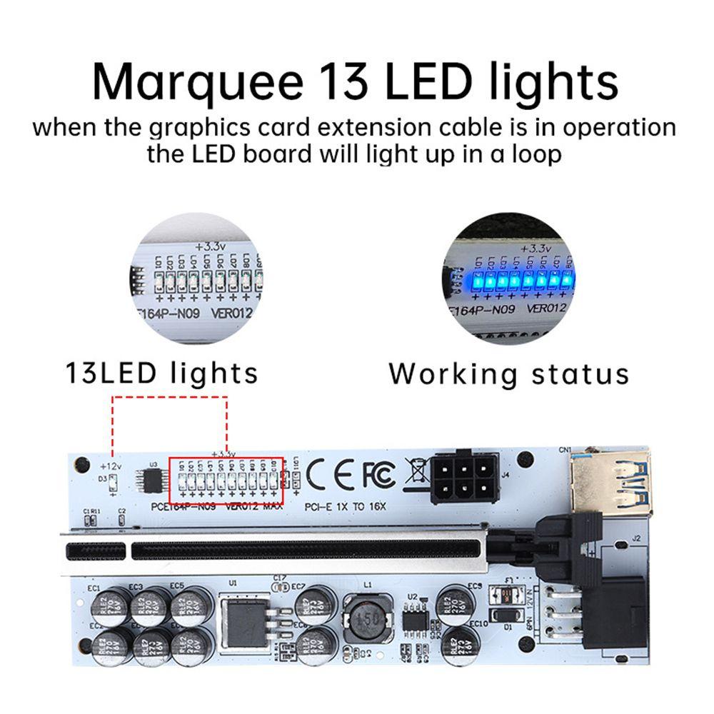 Thẻ Đồ Họa Mở Rộng PCIE Tốc Độ Cao USB3.0 1X Sang 16X