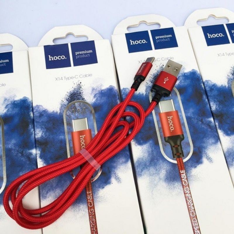 Dây cáo sạc hoco X14 chân iPhone / Samsung / type C bảo hành 1 tháng