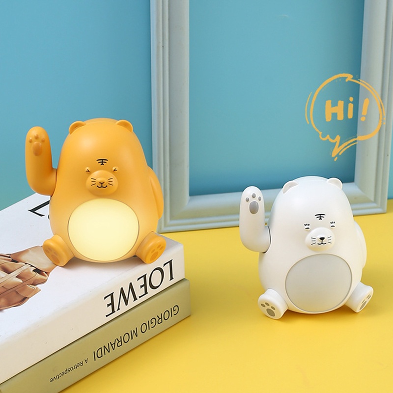 Đèn Ngủ Led USB Hình Chú Hổ Dễ Thương Dùng Trang Trí