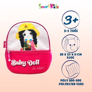 Balo mẫu giáo b.bag toy station-baby doll b-007 hồng dành cho bé 3-5 tuổi - ảnh sản phẩm 1