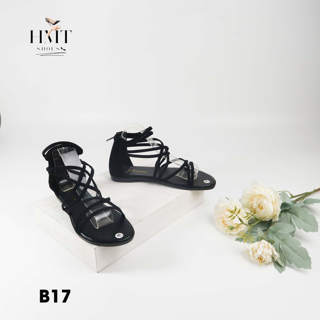 Sandal chiến binh vải nhung HMTShoes B17