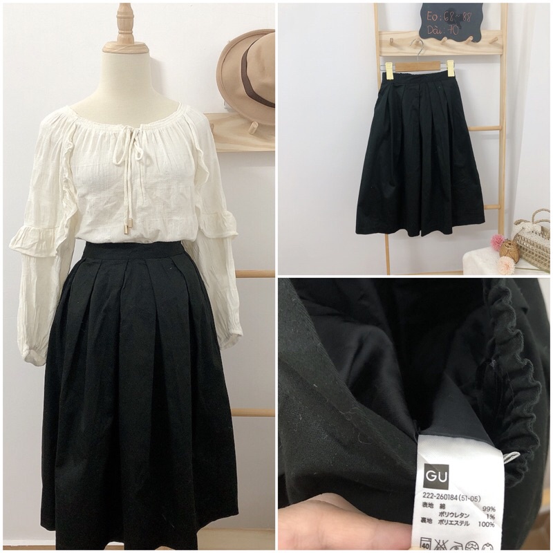 Chân váy hiệu G-U siêu phẩm dưới 55 kg