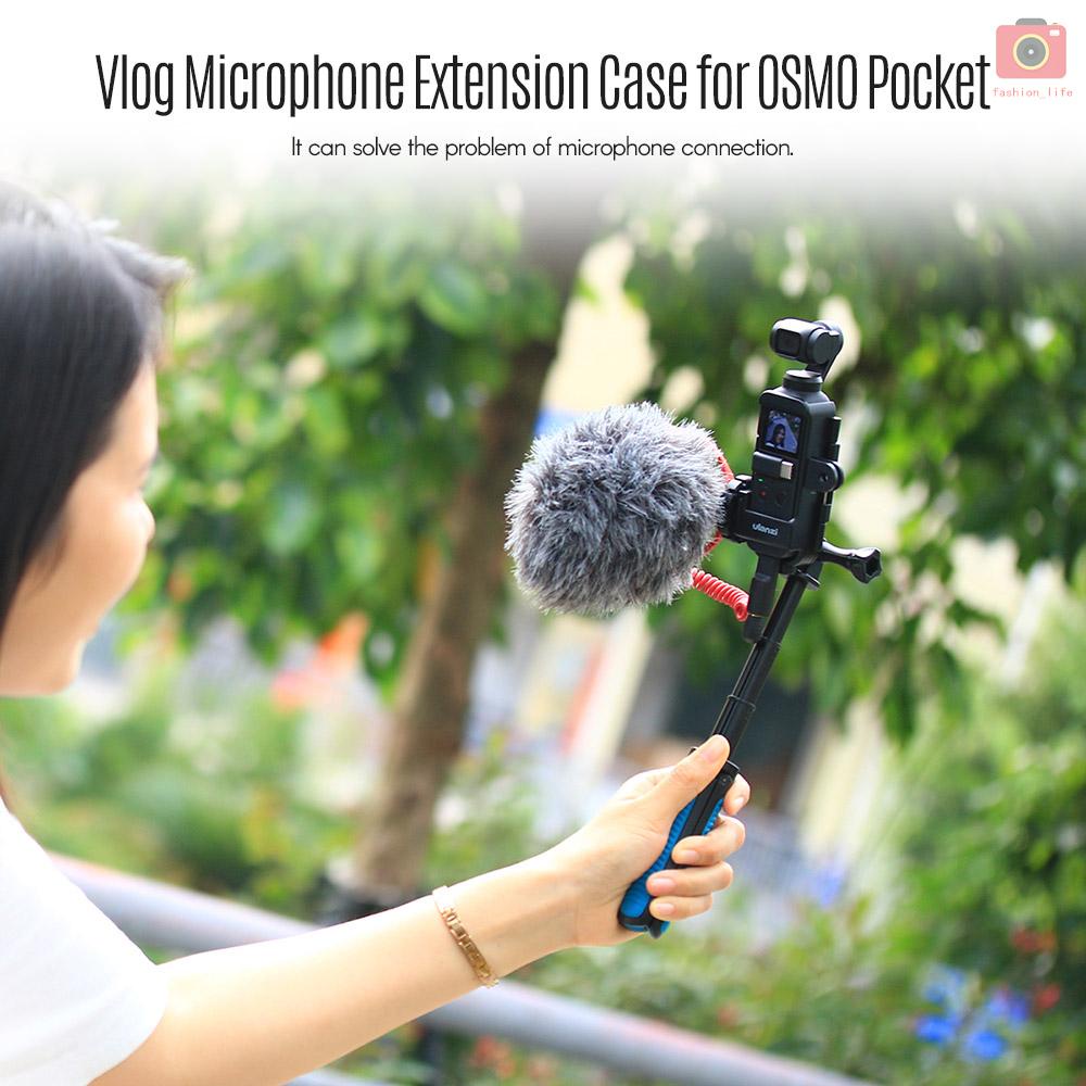 DJI Bộ Chuyển Đổi Mở Rộng Ulanzi OP-7 / Vlog Đa Năng Kèm Micro 1 / 4 Inch 3 Ngàm Gắn Nón Bảo Hiểm Cho Camera GoPro