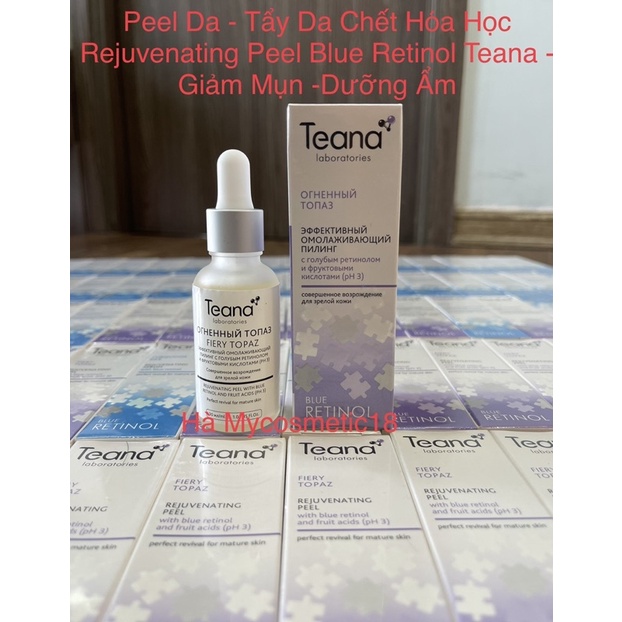 Peel da - Tẩy da chết hóa học Rejuvenating Peel Blue Retinol Teana - Giảm mụn, dưỡng ẩm, đổi mới làn da | BigBuy360 - bigbuy360.vn