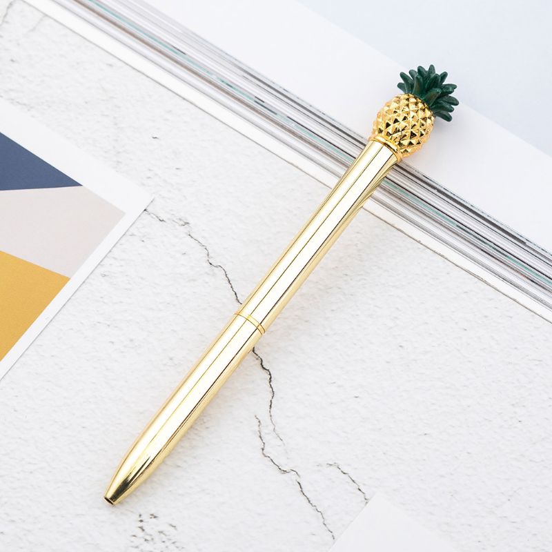 Bút Bi Kim Loại Hình Quả Dứa 1.0mm