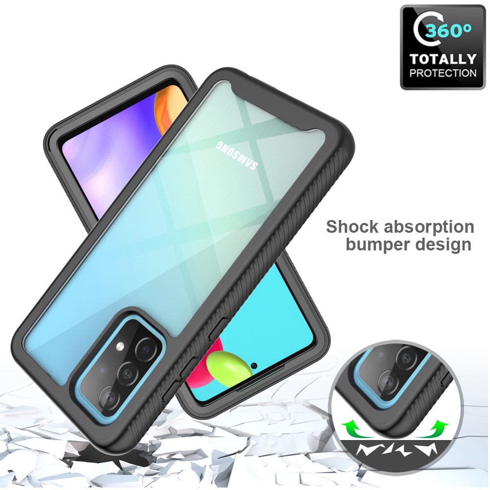 Ốp Điện Thoại silicone Mềm Trong Suốt Chống Sốc 3 Trong 1 Cho Samsung Galaxy S22 Ultra S21 FE S20 Plus Note 20 10 Lite A21S A51 A71 A31