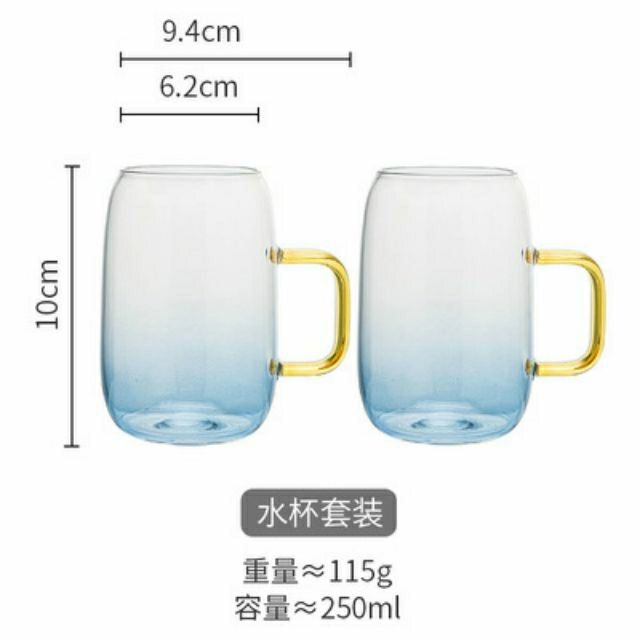 Cốc Thủy Tinh Cao Cấp Ocean đại dương đổi màu nước đẹp