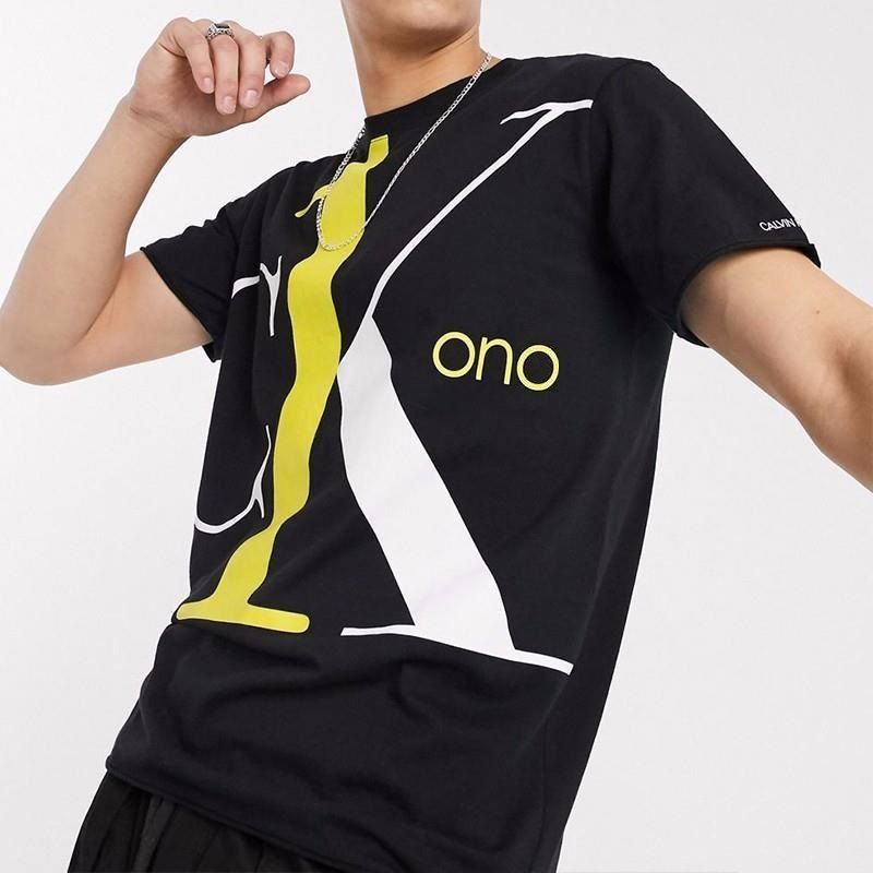 Áo Thun Tay Ngắn Cổ Tròn In Chữ ck-11 Thời Trang Mùa Hè Cho Nam Và Nữ