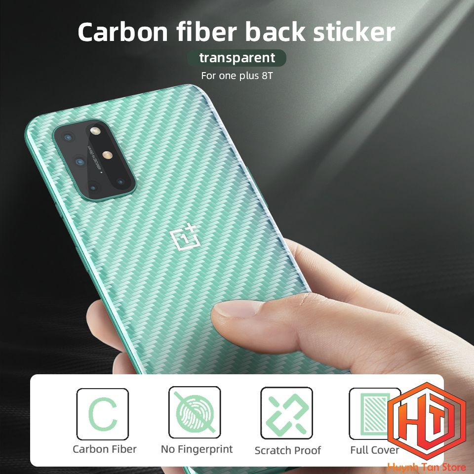 Dán carbon Oneplus 8T chống trầy mặt lưng