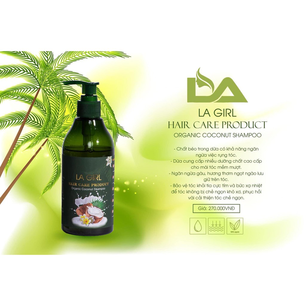 LA GIRL DẦU GỘI GIÚP TÓC CHẮC KHỎE KIỀM DẦU NGỪA GÀU