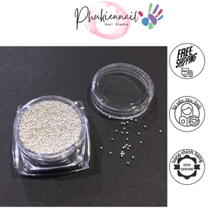 Hũ bi kim loại trang trí nail Cao Cấp 0,8-1mm 5g