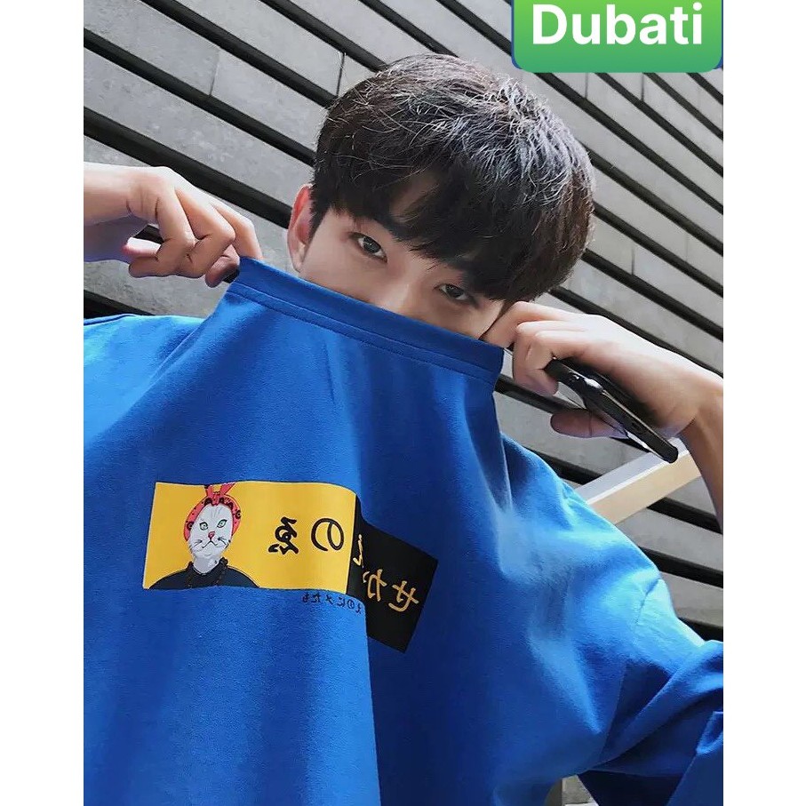 ÁO THUN NAM NỮ XANH THỎ LÃO ĐẠI TAY LỠ PHOM FROM RỘNG HOT TREND - DUBATI FASHION