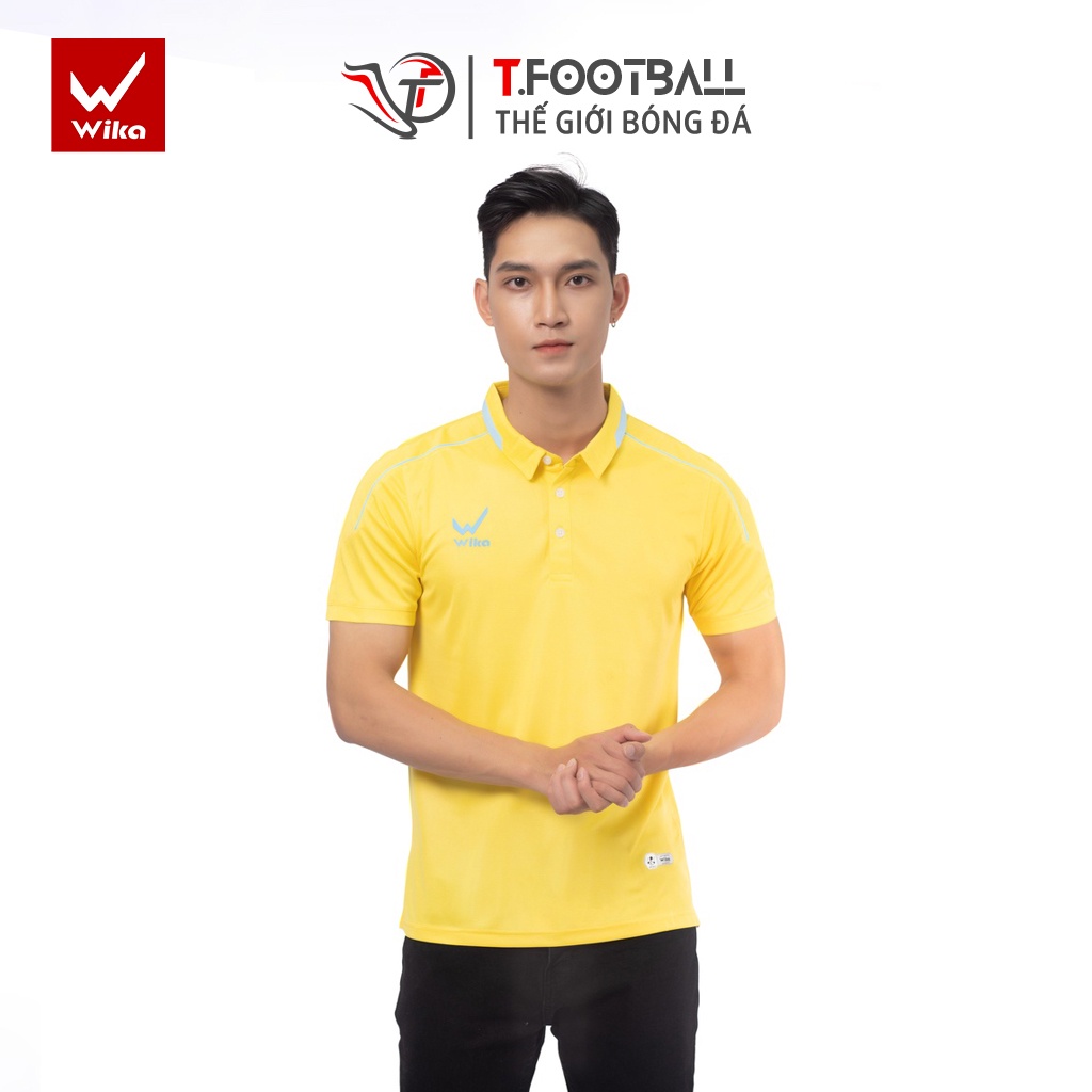 Áo Polo WIKA Alpha Chất Liệu Polyester Thoáng Mát Mềm Mịn