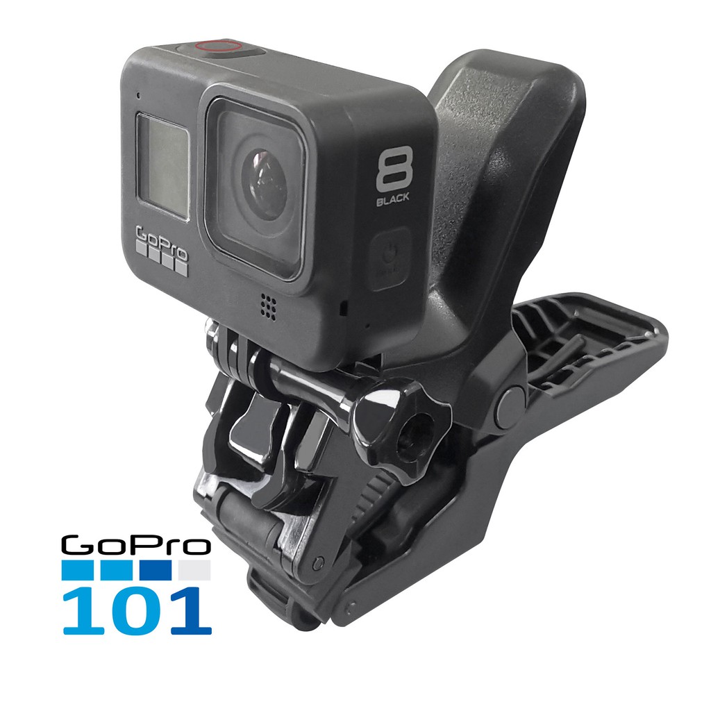 Kẹp GoPro đa năng - Cánh tay và kẹp gắn cổ ngỗng ( Jaws Flex Clamp ) GoPro, Sjcam, Yi Action - Gopro101 - inoxnamkim