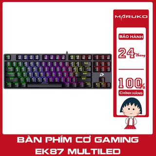 Bàn phím cơ Gaming DAREU EK87 - Black (MULTI-LED, Blue/ Brown/ Red D switch)