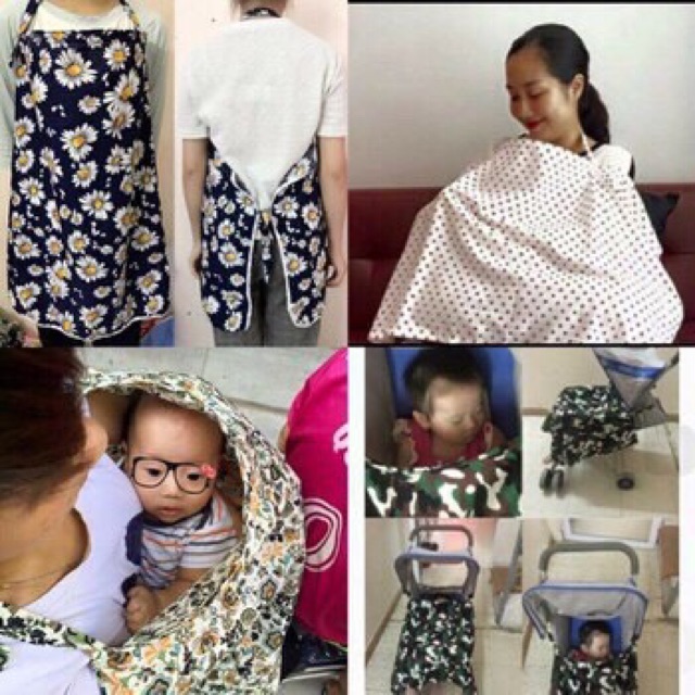 Khăn choàng cho bé bú tránh nắng,gió,bụi