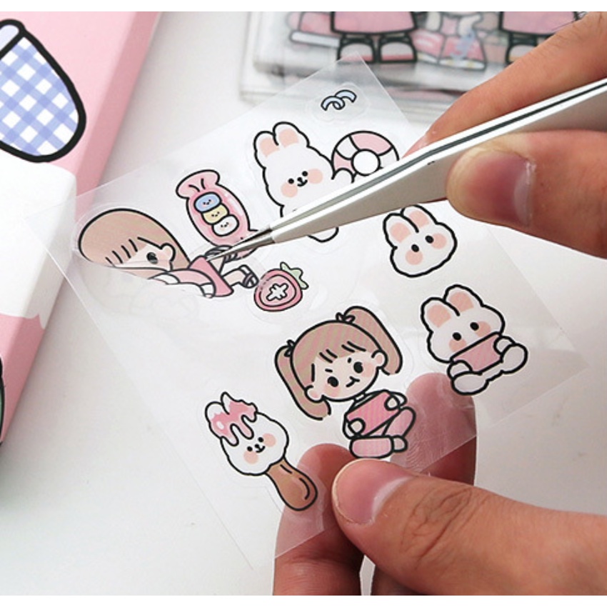 Miếng Dán Trang Trí, Sticker cute trang trí dán tập vở, bình nước, bút nước Giá Rẻ