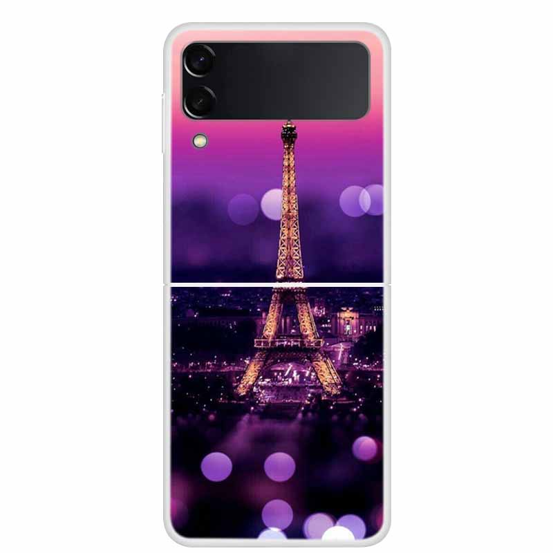 Ốp Điện Thoại Dẻo Họa Tiết Hoạt Hình Sư Tử/ Hổ Thời Trang Cho Samsung Galaxy Z Flip 3