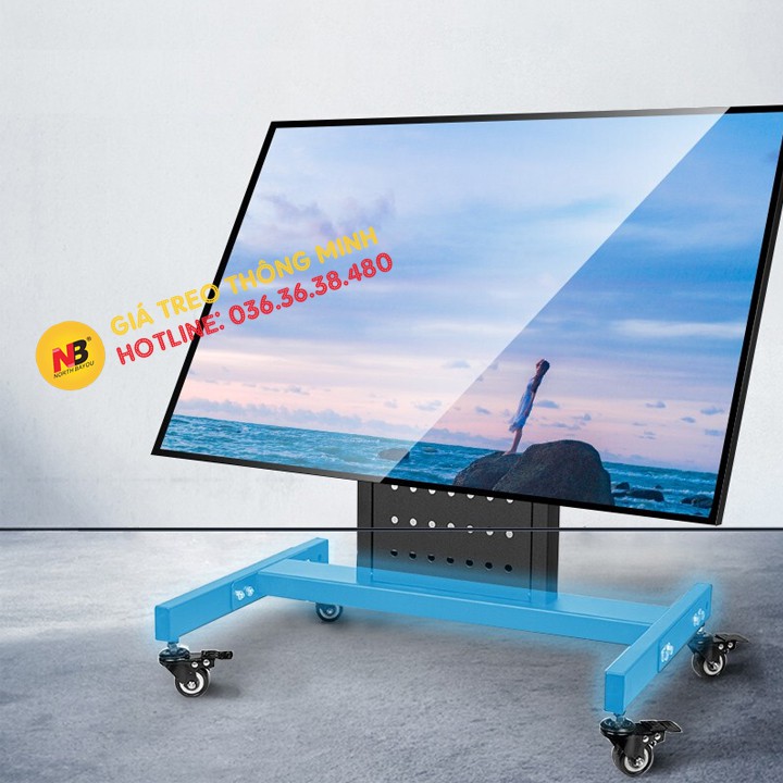 Kệ Giá Treo Tivi Di Động HB75 32 - 65 Inch - Giá Treo Tivi Hội Nghị Có Bánh Xe Di Dộng -  [ Ưu Việt Hơn NB AVA1500 ]