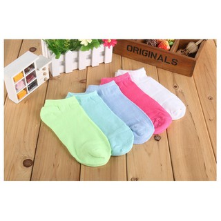 [CÓ HÀNG SẴN]Vớ trơn cổ ngắn cotton siêu mềm