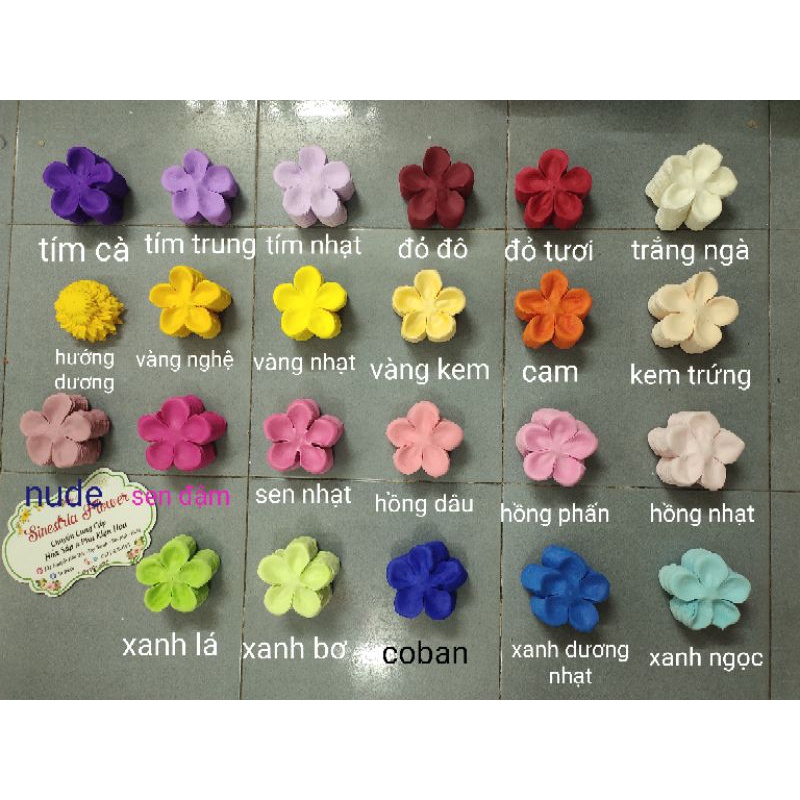 🌼Sét nguyên liệu làm 100 bông hồng sáp 3 lớp đã làm sẵn nụ🌼