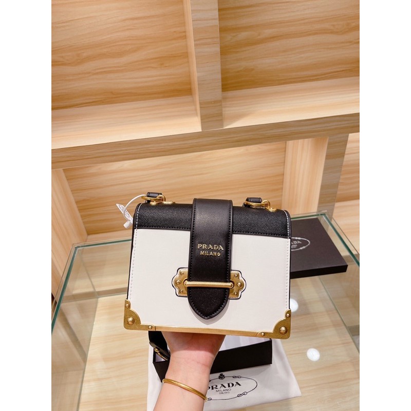 Túi đeo chéo nữ Prada- Cahier da cừu cao cấp nhập khẩu new fullbox