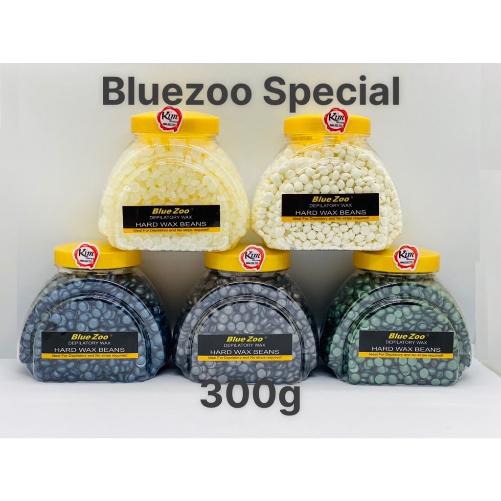 300g Sáp nóng wax tẩy lông Bluezoo Premier Dừa Coco da nhạy cảm Bikini siêu thơm