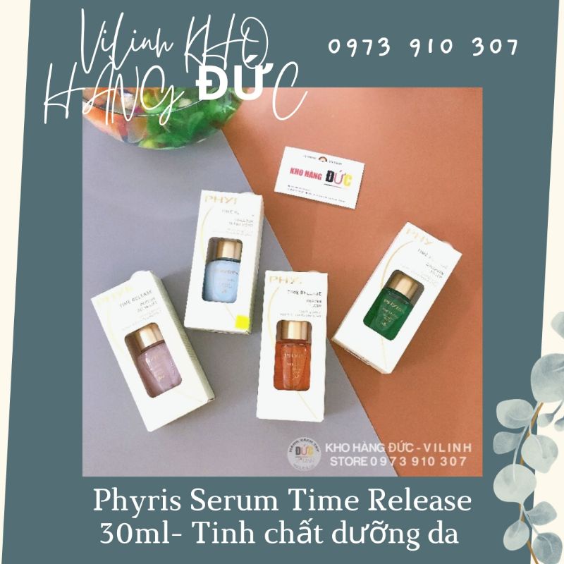 (Hàng Đức+đủ Bill) PHYRI S SERUM TIME RELEASE TINH CHẤT DƯỠNG DA CAO CẤP CỦA ĐỨC