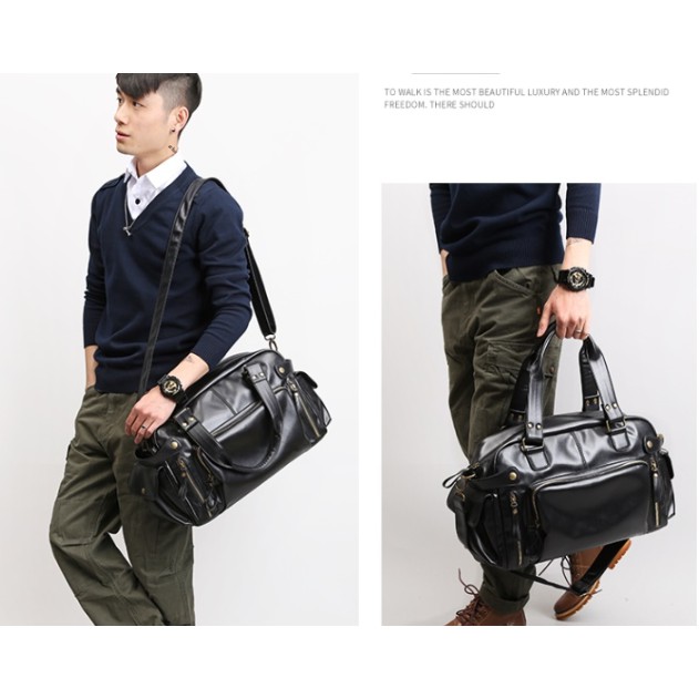 TÚI DU LỊCH- TÚI THỂ THAO DA cho Nam