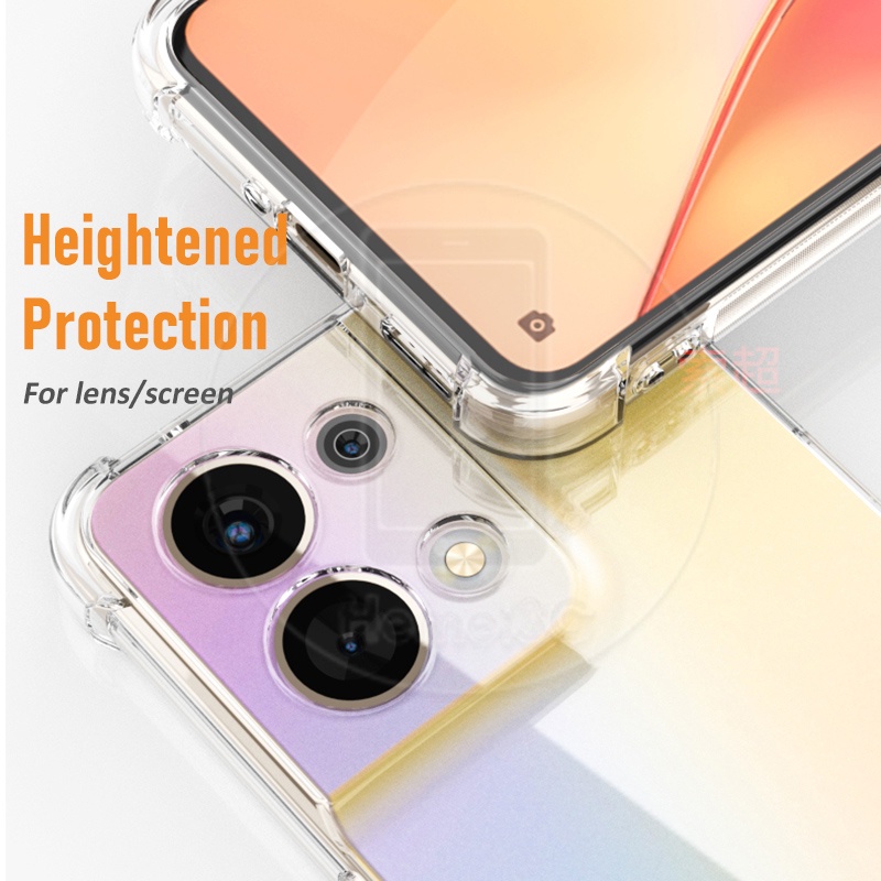 Ốp Điện Thoại TPU Mềm Trong Suốt Có Túi Khí Bảo Vệ Cho OPPO Reno 8 Reno8 Pro 5G