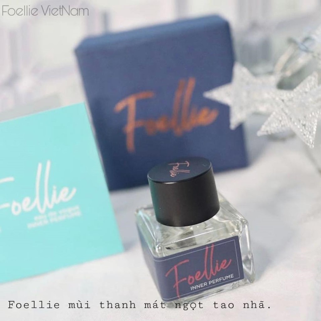 Nước Hoa Vùng Kín Hương Biển Thơm Mát, Dịu Nhẹ Foellie Eau De Inner Beauty Perfume Vogue 5ml (Chai Xanh Dương)