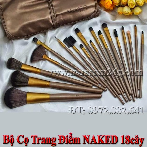 Bộ cọ trang điểm bán chuyên nghiệp 18cây