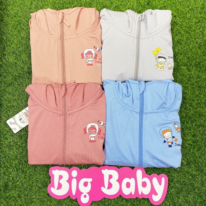 Áo khoác chống nắng DOKMA cho bé trai và bé gái, Hàng vnxk, vải đẹp cực mát | BIGBABY SHOP