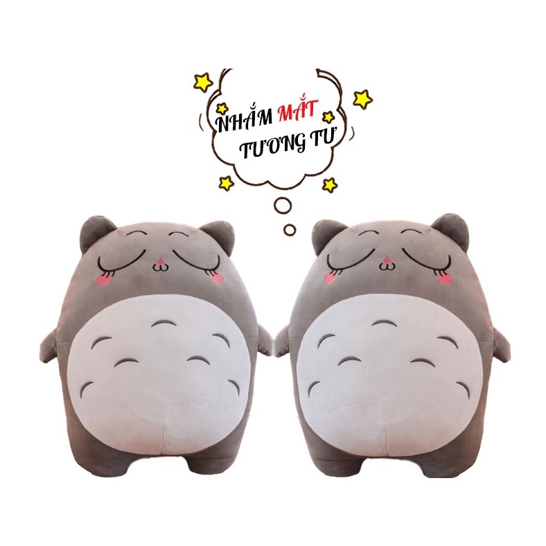 Gấu Bông Gối Ôm Totoro  Biểu cảm  co dãn 4 chiều