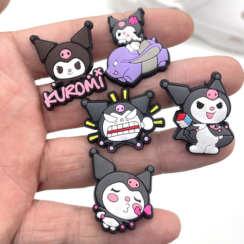 Phụ Kiện Khóa Hoa Trang Trí Giày Crocs / Giày Crocs Hoạt Hình Kuromi / Melody / Sê-Ri Jibbitz Charms