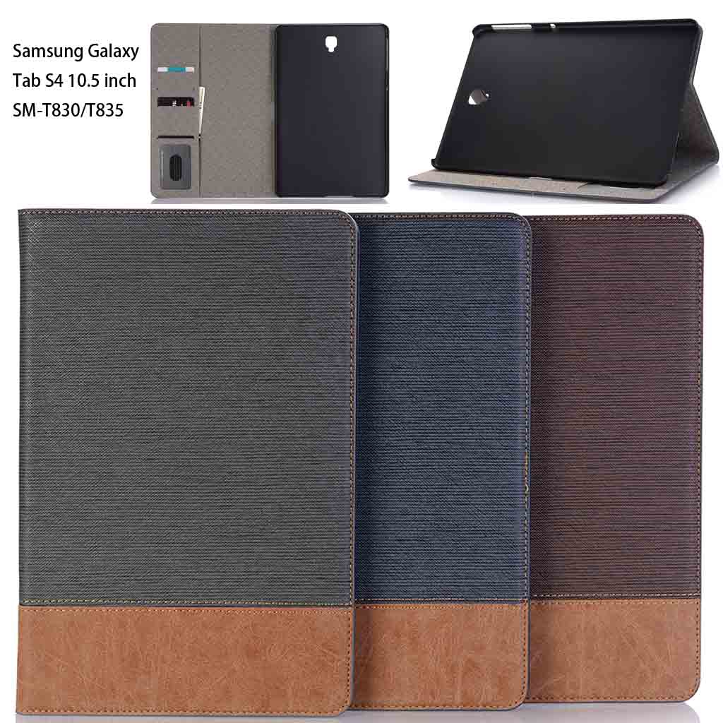 Bao Da Máy Tính Bảng Pu + Pc Mềm Chống Va Đập Cho Samsung Galaxy Tab S4 10.5 Inch 2018 Sm T830 T835 Ốp