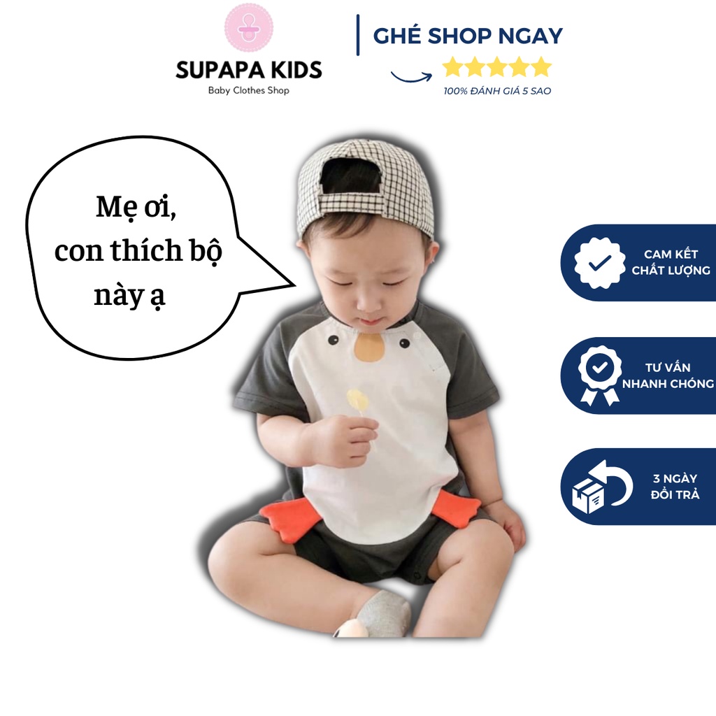 Bộ Body hình thú siêu ngộ nghĩnh cho bé từ 3-12kg