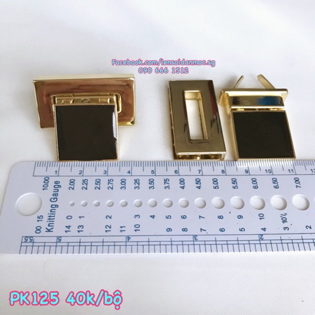 PK túi: Các mẫu khoá túi (vàng/đen)