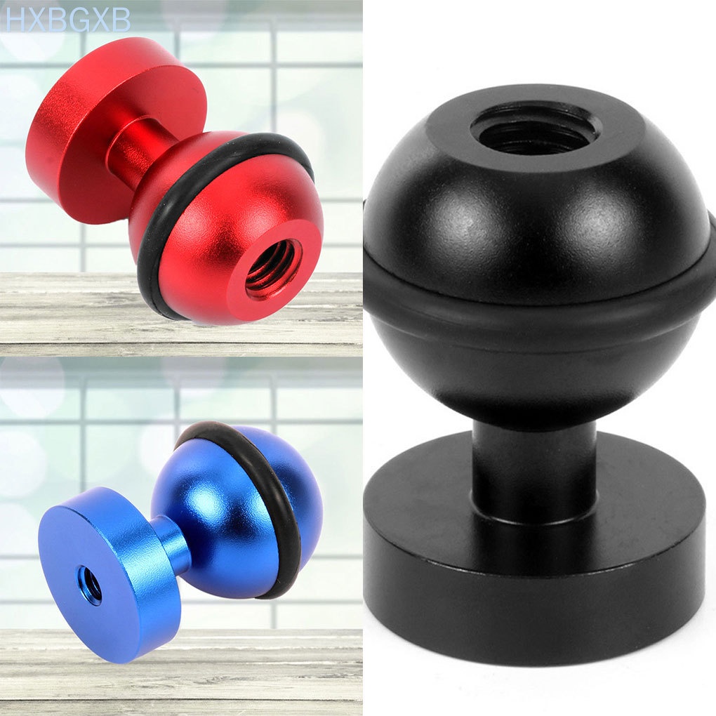 HXBG Replacement For Gopro Aluminum Alloy 1/4 inch Screw Socket Ball Adaptor Action Camera Diving Light Mount Adapter