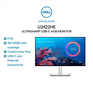 [Mã ELDELLAPR giảm 5% đơn 3TR] Màn Hình Dell UltraSharp U2422HE 23.8″ FHD LED IPS USB-C RJ45