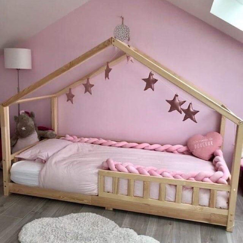 Giường Ngủ Cho Bé Mô Hình Mái Nhà