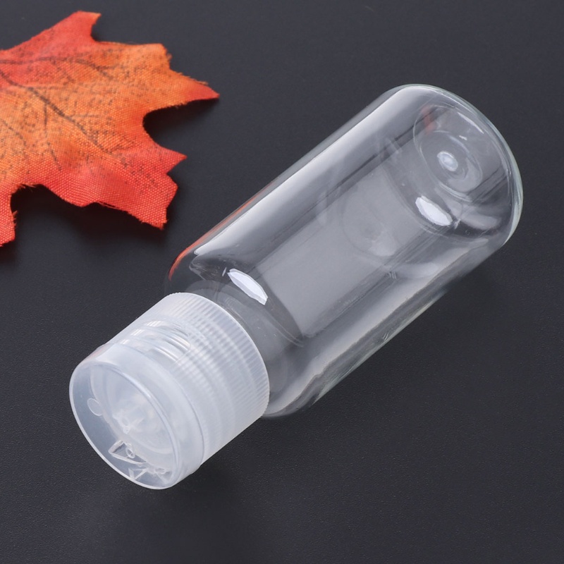 Bình Nhựa Trong Suốt 40ml Có Nắp Lật Đựng Mẫu Thử Tiện Dụng