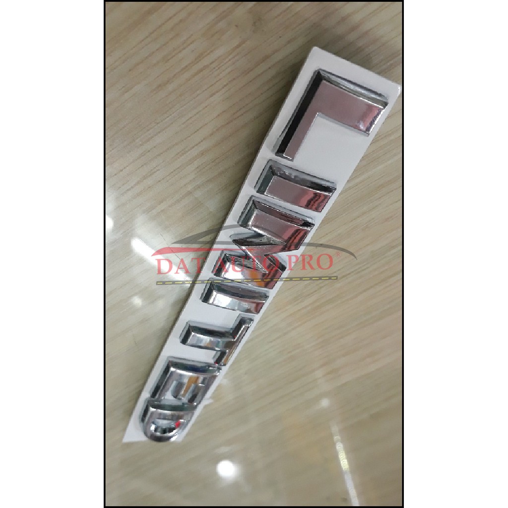 Tem Nổi kim loại 3D LIMITED  sport mạ crom...